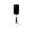 Selfie stick si trepied telescopic cu telecomanda bluetooth, alb, inaltime 25.5-65 cm