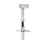 Selfie stick si trepied telescopic cu telecomanda bluetooth, alb, inaltime 25.5-65 cm