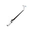 Selfie stick si trepied telescopic cu telecomanda bluetooth, alb, inaltime 25.5-65 cm