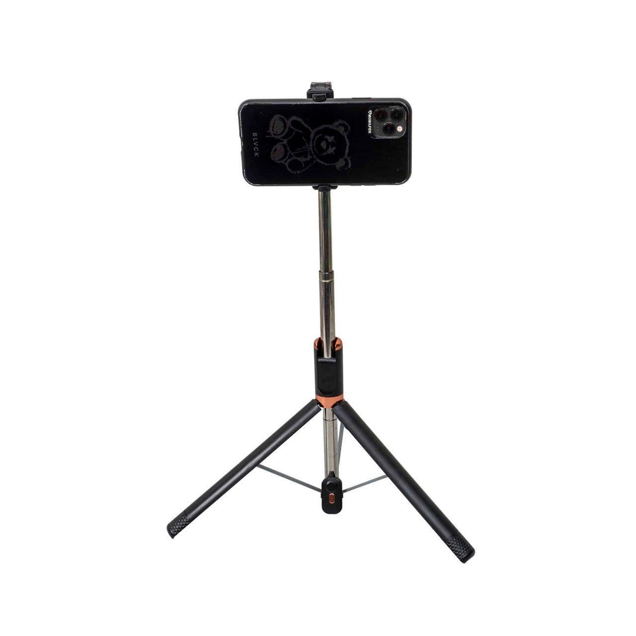 Selfie stick telescopic si trepied cu telecomanda bluetooth, inaltime reglabila 30-170cm
