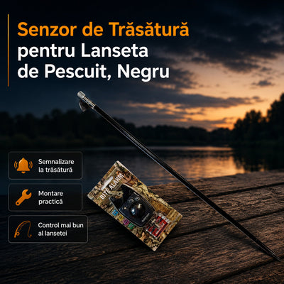 Senzor de Trăsătură pentru Lanseta de Pescuit, Negru – imagine principală promoțională
