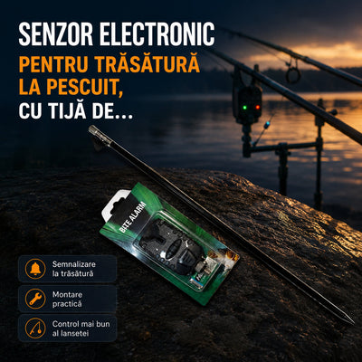 Senzor Electronic pentru Trăsătură la Pescuit, cu Tijă de Montaj – imagine principală promoțională
