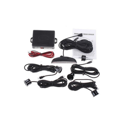 Senzori Parcare Display LED Avertizare Sonora, 4 Senzori, ZDM