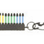 Set 10 biti impact 1/4, 50mm, otel S2, rezistenti la deformare