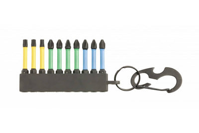 Set 10 biti impact 1/4, 50mm, otel S2, rezistenti la deformare