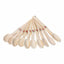 Set 10 linguri din lemn, 28 cm, culoare bej, clasic