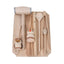 Set 10 tocatoare dreptunghiulare din lemn de fag, 35x25x2 cm
