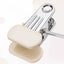 Set 10 umerase cu clips pentru pantaloni, din otel, dimensiuni 31 x 13 cm, crem