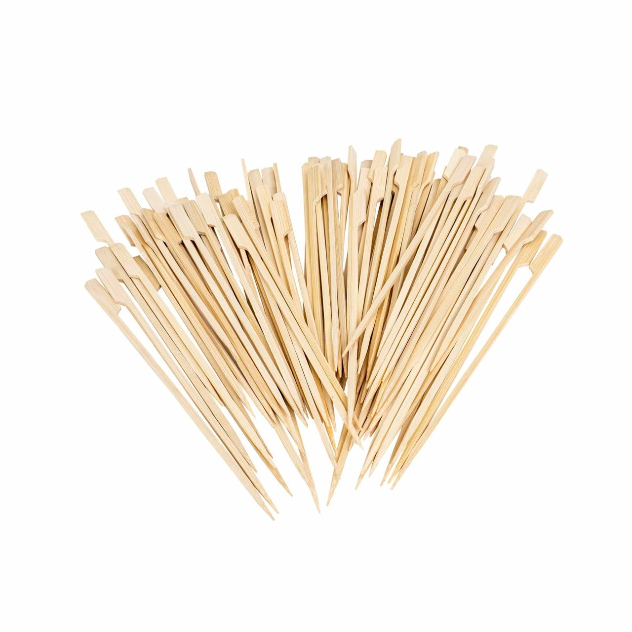 Set 100 bete pentru frigarui din bambus, 25 cm lungime