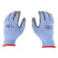 Set 12 buc manusi tricotate progrip, marime universala, latex exterior