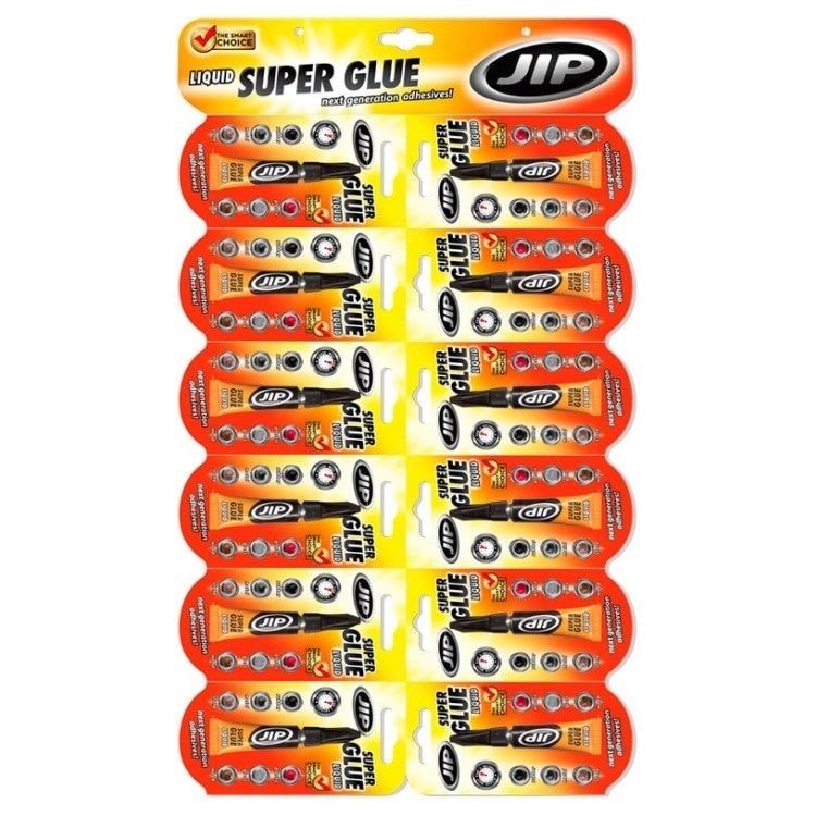Set 12 bucati superglue lichid 3g pentru reparatii diverse