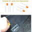 Set 12 instrumente pentru indepartare radio auto, desfacere interior auto, din metal si plastic, portocaliu
