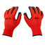 Set 12 manusi tricotate cu protectie din latex, marime universala, Flex Black