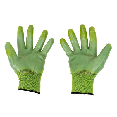 Set 12 manusi tricotate cu strat protector din latex, marime universala