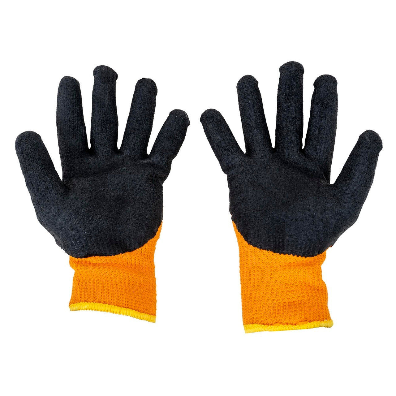 Set 12 manusi tricotate progrip maxi, marime universala, latex exterior