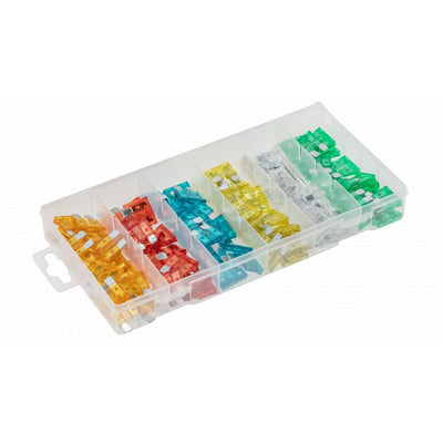 Set 120 sigurante auto din aliaj de zinc, 5-30A, culori diferentiate amperaj
