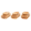 Set 13 platouri din lemn de arin pentru servire, 63x32x2.5cm, plus lingura lata / 1463_1