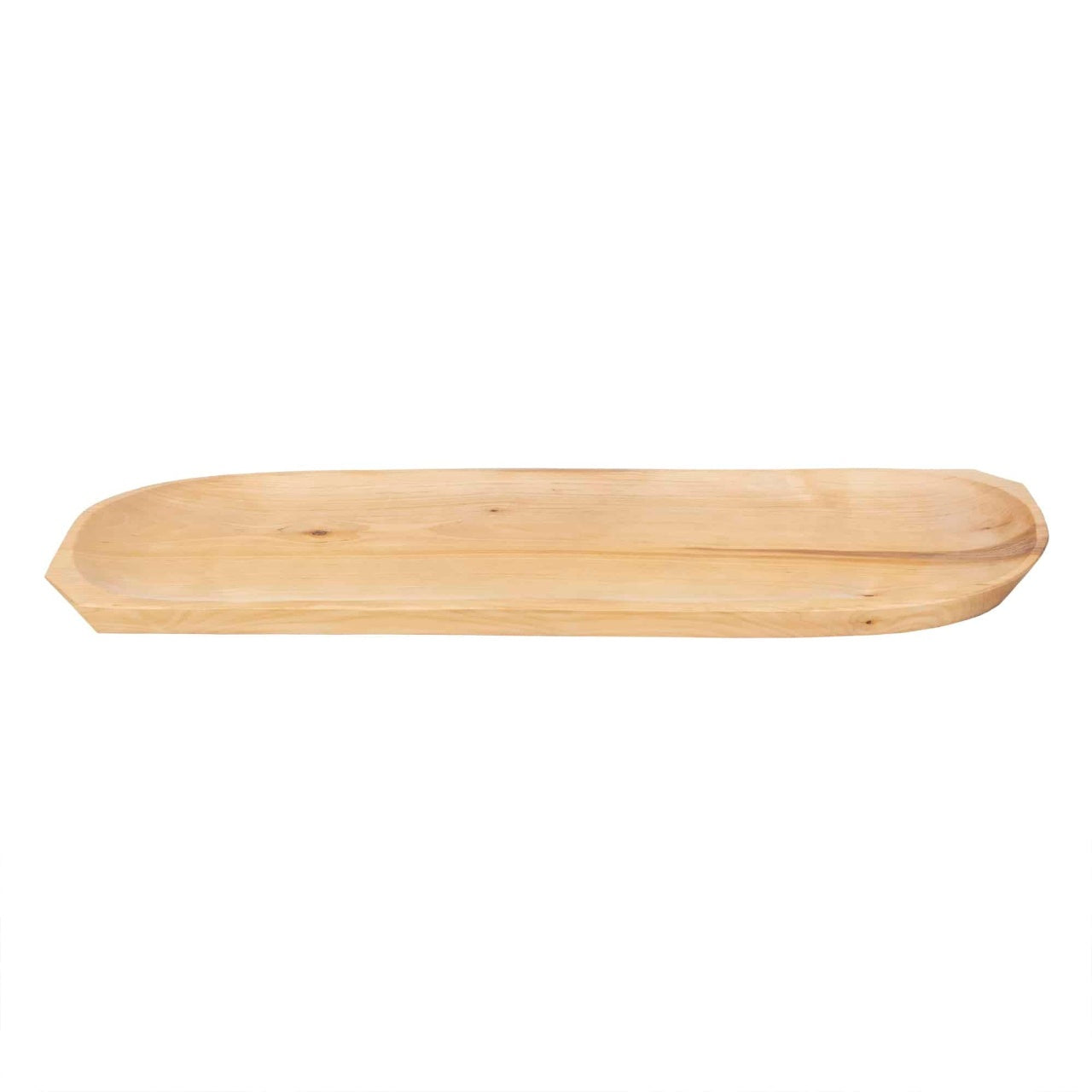 Set 13 platouri din lemn de arin pentru servire, 63x32x2.5cm, plus lingura lata / 1463_1