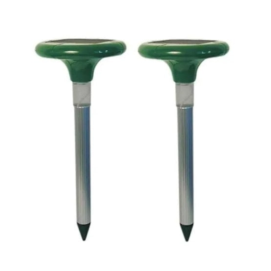 Set 2 aparate cu incarcare solara anti daunatori, FOXMAG24 pentru cartite, gradina, cu tarus
