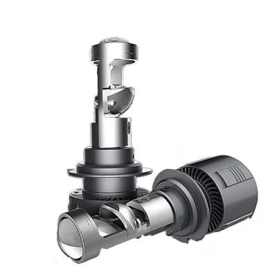 Set 2 bec H11, 12V, 10000 de lumeni, 80 de wati, cu cooler pentru racire, argintiu