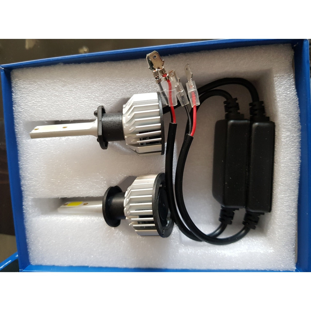 Set 2 Becuri auto cu led H1 ,F9 super canbus, Led Headlight,12v ,60w 8000lm 6000k