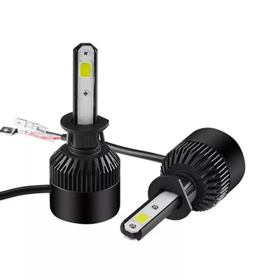 Set 2 Becuri auto cu led H1 ,S2, black edition, Led Headlight,12v 24v,50w 8000lm 6500k
