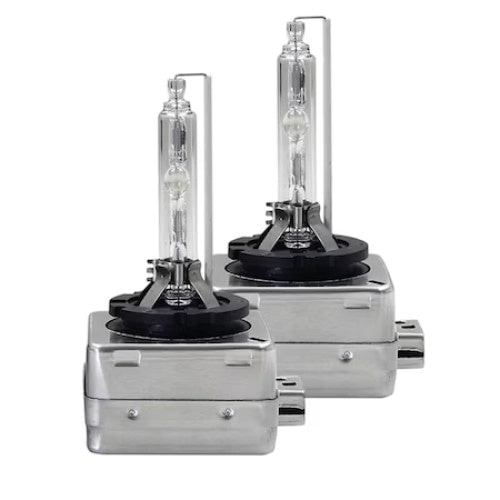 Set 2 becuri auto D1S, putere 35W, temperatura culorii 6000k, 12V, Xenon, fluxul luminos 3200 lumeni, argintiu