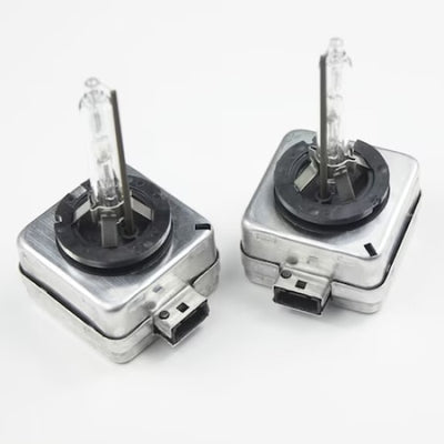 Set 2 becuri auto D1S, putere 35W, temperatura culorii 6000k, 12V, Xenon, fluxul luminos 3200 lumeni, argintiu
