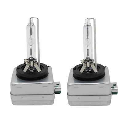 Set 2 becuri auto D3S, putere 35W, temperatura culoare 6000k, 12V, Xenon, durata de viata 50.000 ore, argintiu