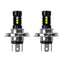Set 2 becuri auto H4, putere 160W, temperatura culoare 6000K, flux luminos 8000 lumeni, consum redus de energie, plug and play, durata de viata sporita, alb