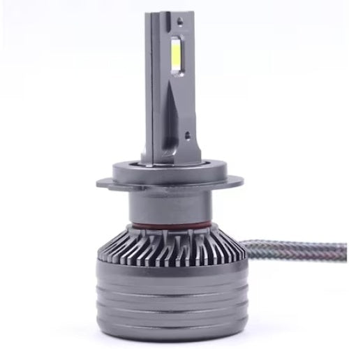 Set 2 becuri LED F9A, 150W, Canbus, 21000Lm, fara eroare, tehnologie LED High Power SMD, argintiu