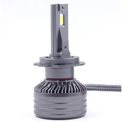Set 2 becuri LED F9A, 150W, Canbus, 21000Lm, fara eroare, tehnologie LED High Power SMD, argintiu