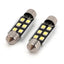 Set 2 Becuri LED FOXMAG24, 36mm Canbus pentru Plafoniera , Lampi numar Lumina Alba Premium