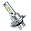 Set 2 becuri LED H7 CSP 3570, 5000 lm, putere LED 40W, alb rece, 6000 K, lumini de ceata, faza scurta, faza lunga, instalare Plug & Play