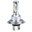 Set 2 becuri LED H7 CSP 3570, 5000 lm, putere LED 40W, alb rece, 6000 K, lumini de ceata, faza scurta, faza lunga, instalare Plug & Play
