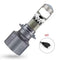 Set 2 becuri LED H7, cu lupa, cu cooler de racire, 220W, tensiunea 12V, dimensiuni 89 x 33 mm, argintiu