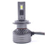 Set 2 becuri LED, H7, F9A, 150W, Canbus, 21000Lm, fara eroare, 6000k, fara bruiaj radio, cu ventilator de racire, argintiu