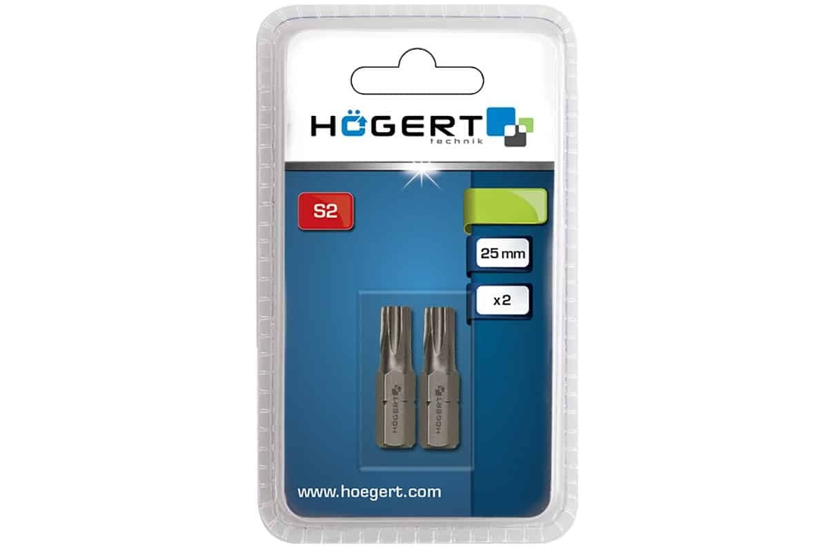 Set 2 bituri pentru surubelnita T3, 25mm, otel S2 de calitate