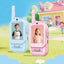 Set 2 bucati Walkie Talkie cu Video pentru Copii, cu camera HD, baterie reincarcabila incorporata, roz/albastru