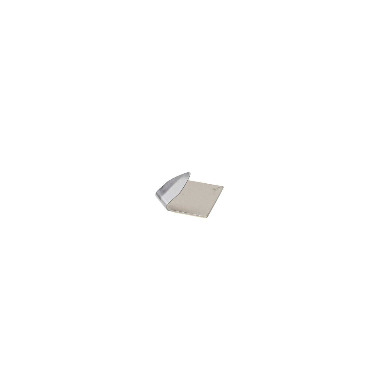 Set 2 cuiere inox cu adeziv puternic, 4.5x4 cm
