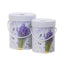 Set 2 cutii cilindrice cu model, inaltimi 17.5 cm si 15.5 cm, diametre 14.5 cm si 12 cm