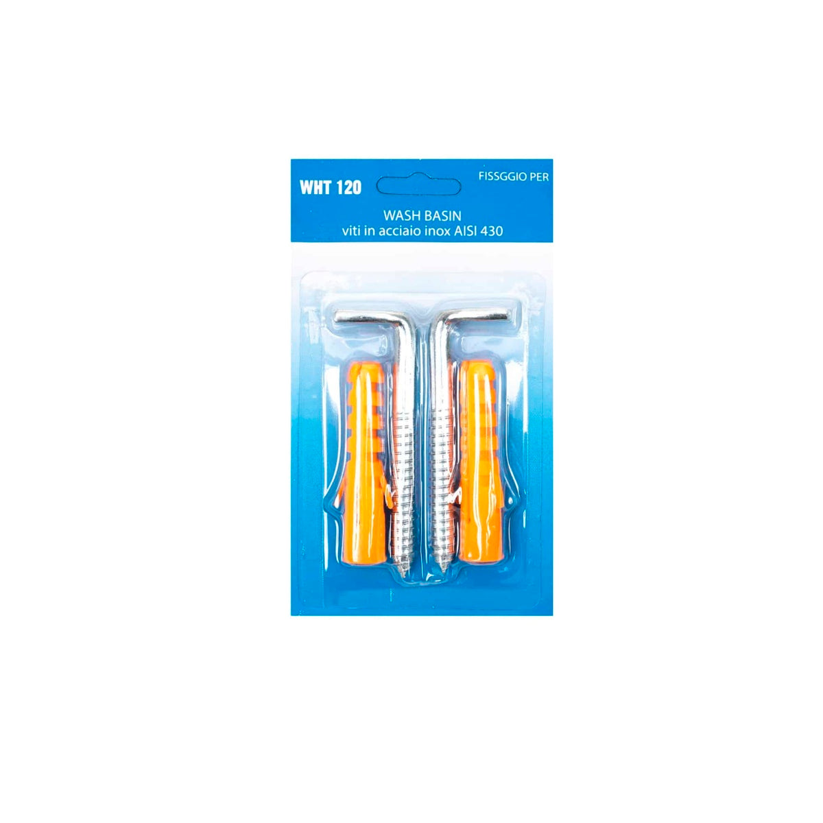 Set 2 dibluri prindere chiuveta 8x95mm pentru fixare sigura