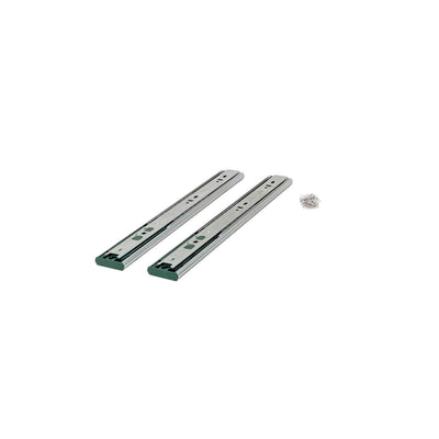 Set 2 glisiere cu bile, lungime 350mm, culoare argintiu