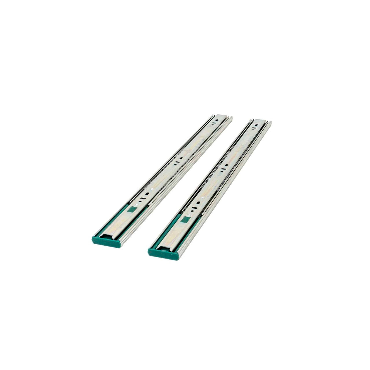 Set 2 glisiere cu bile, lungime 500mm, culoare argintiu