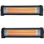 Set 2 lampi avertizare galbene 3 Led FOXMAG24, LED, 12-24V, 36W, stroboscoape 9 functii, grila sau plafon
