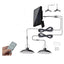 Set 2 lampi solare, bec LED, cu panou solar, telecomanda, putere totala 200 W, senzor amurg, din ABS, negru