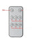 Set 2 lampi solare, bec LED, cu panou solar, telecomanda, putere totala 200 W, senzor amurg, din ABS, negru