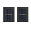 Set 2 lampi solare de perete, cu lumina calda, din ABS, rezistente la apa, cu senzor de lumina, negru
