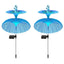 Set 2 lampi solare decorative, pentru gradina, cu 7 culori interschimbabile, tip meduza, rezistente la apa si temperaturi scazute, multicolor