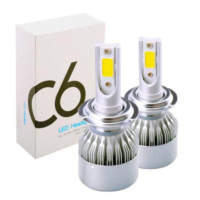Set 2 LED Auto H7 36W 3800 lumeni 6000k Flexzon